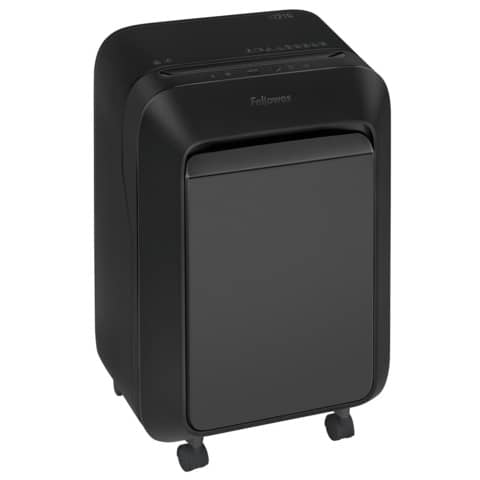 Distruggidocumenti uso moderato Fellowes Powershred LX210 - P-4 - 23 L - nero - taglio a miniframmenti 4x12 mm FW5502501